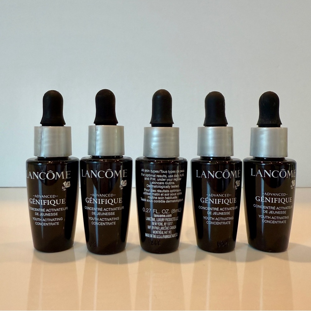 Lot of 5 Lancome Advanced Genifique Youth Activating Concentrate 0.27oz/8ml EACH
